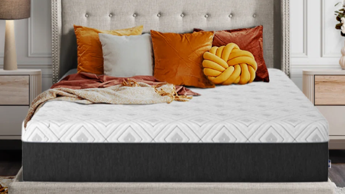 This mattress has three layers of foam for extra support.