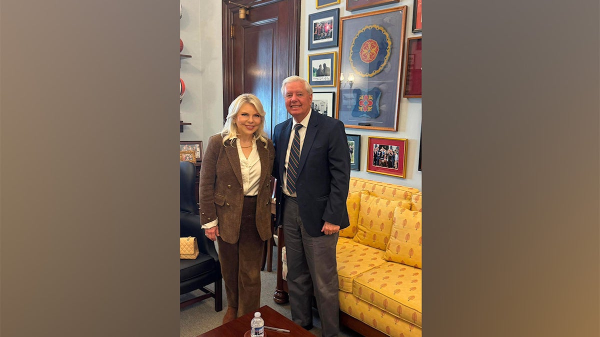 Sara Netanyahu with Lindsey Graham