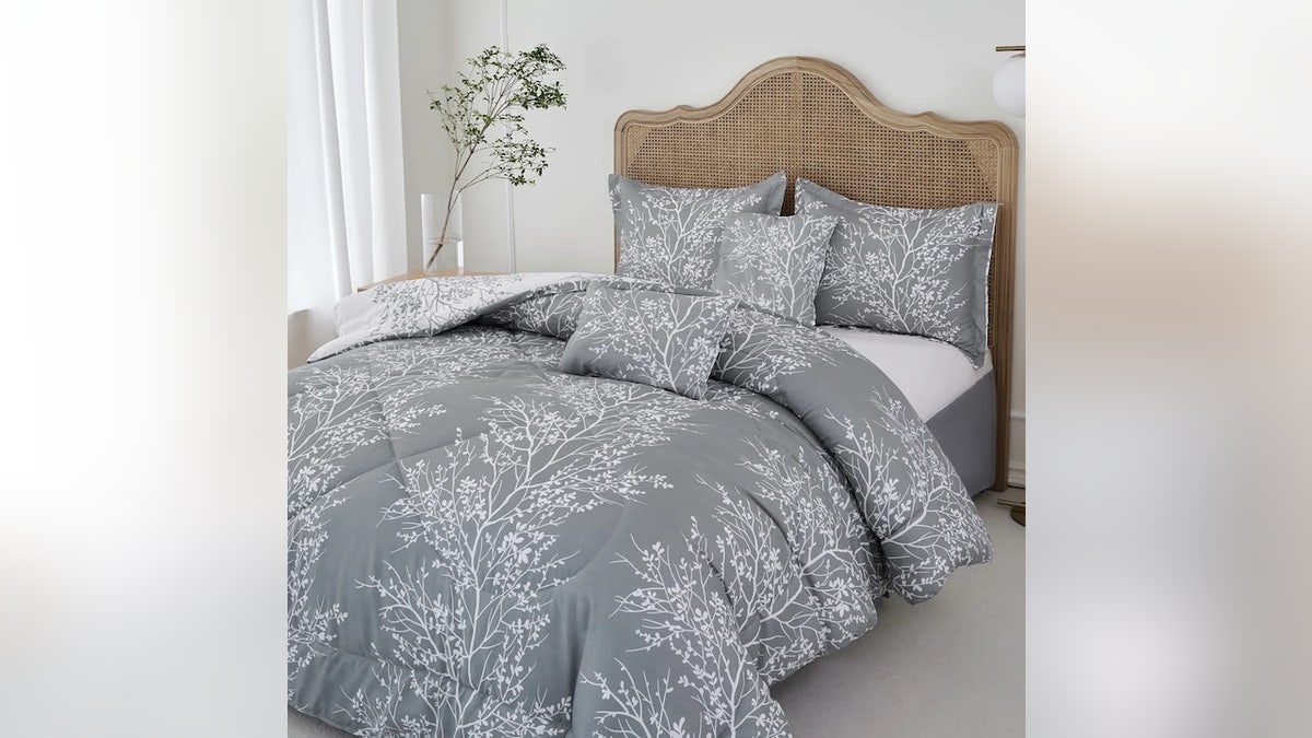 This set includes the decorative pillows.