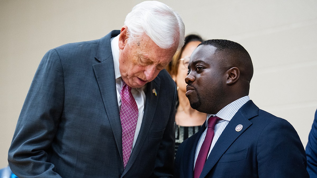 U.S. Rep. Steny Hoyer and Maryland Del. Adrian Boafo