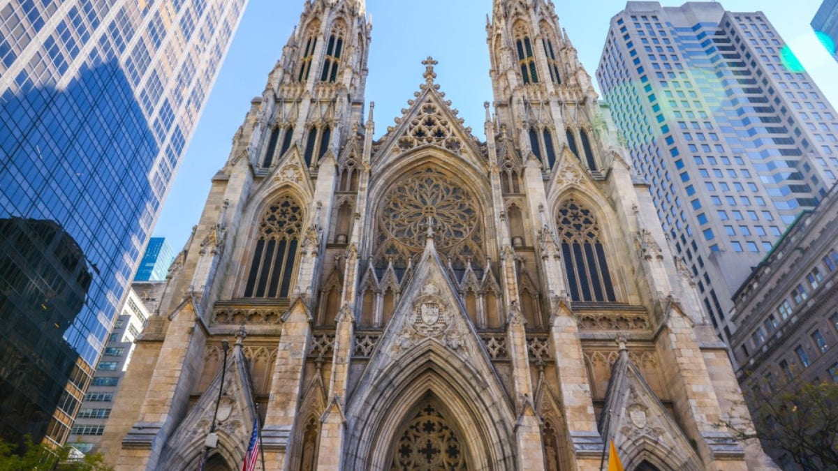 St. Patrick's Cathedral in Midtown Manhattan, New York, United States on October 22, 2022. 