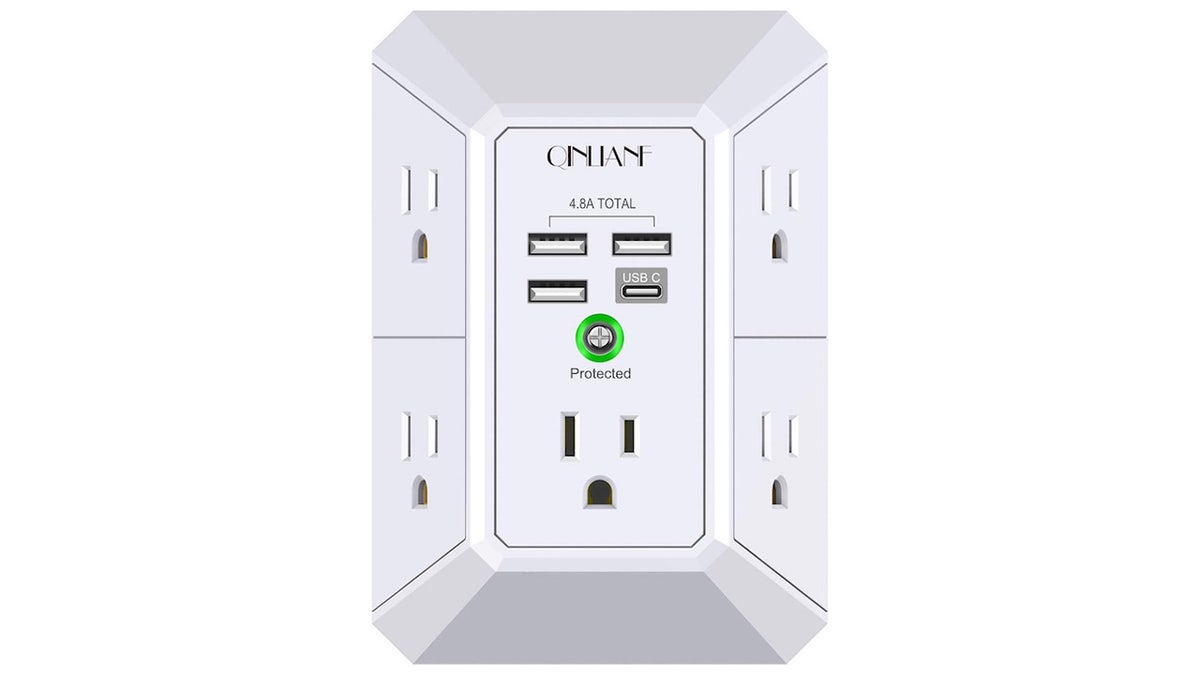 Protect devices and create more room to charge them.