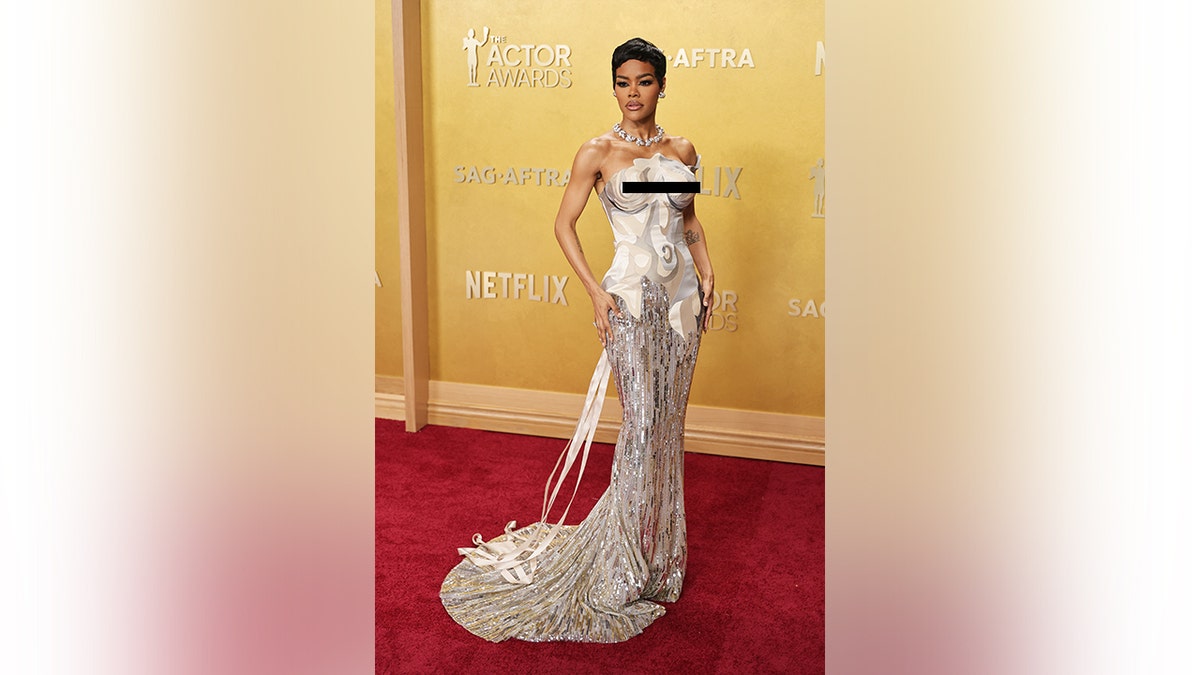 Teyana Taylor at the SAG Awards.