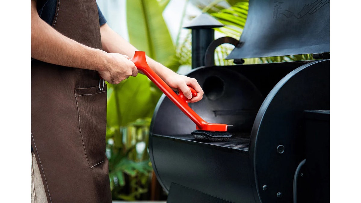 Clean your grill without wire bristles.