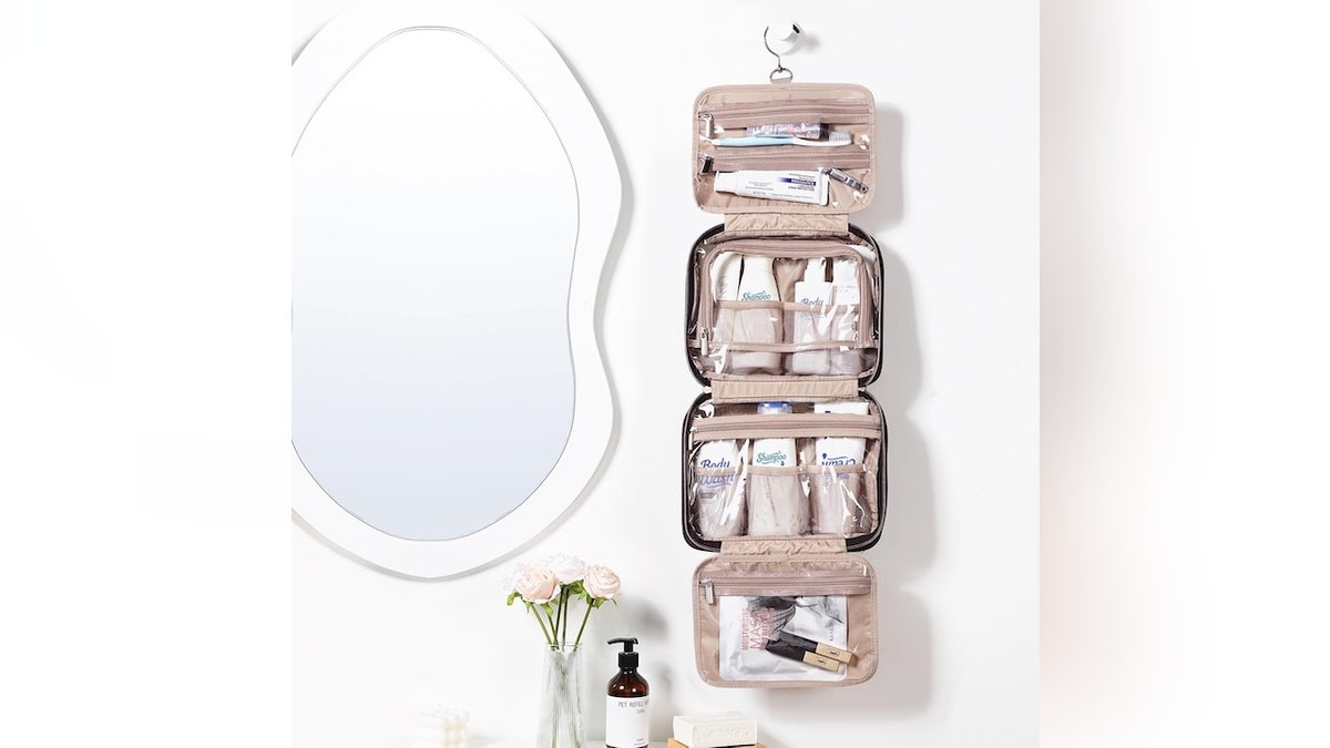 Ensure your toiletries are safe and organized.