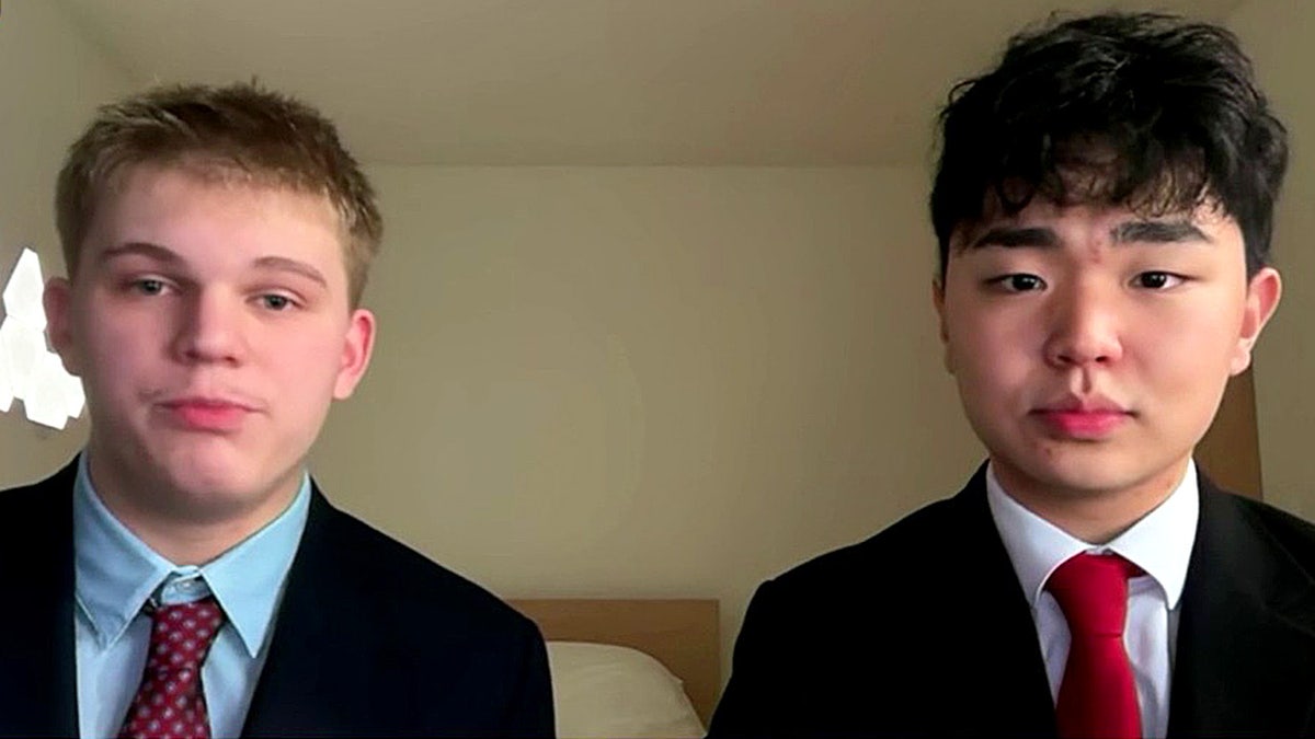 Two students join "Fox & Friends First."