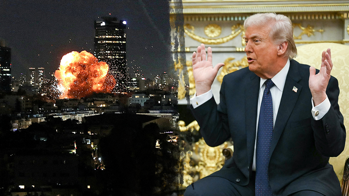 Split of strike in Israel and President Donald Trump