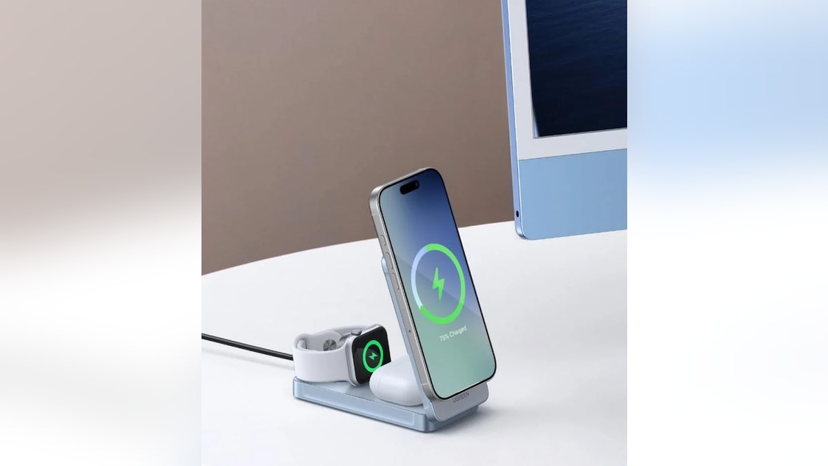 Charge three Apple devices at once.