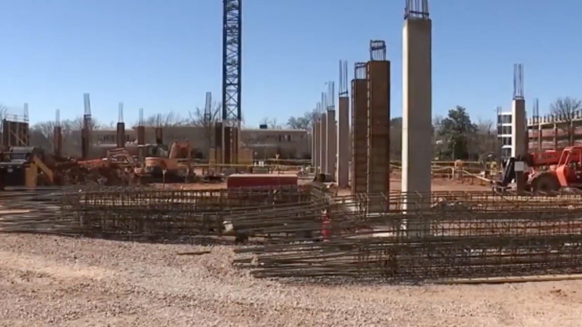 Cantiere vuoto dopo la scoperta