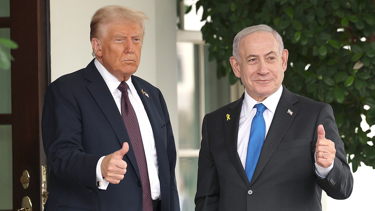 U.S. President Donald Trump and Israeli Prime Minister Benjamin Netanyahu