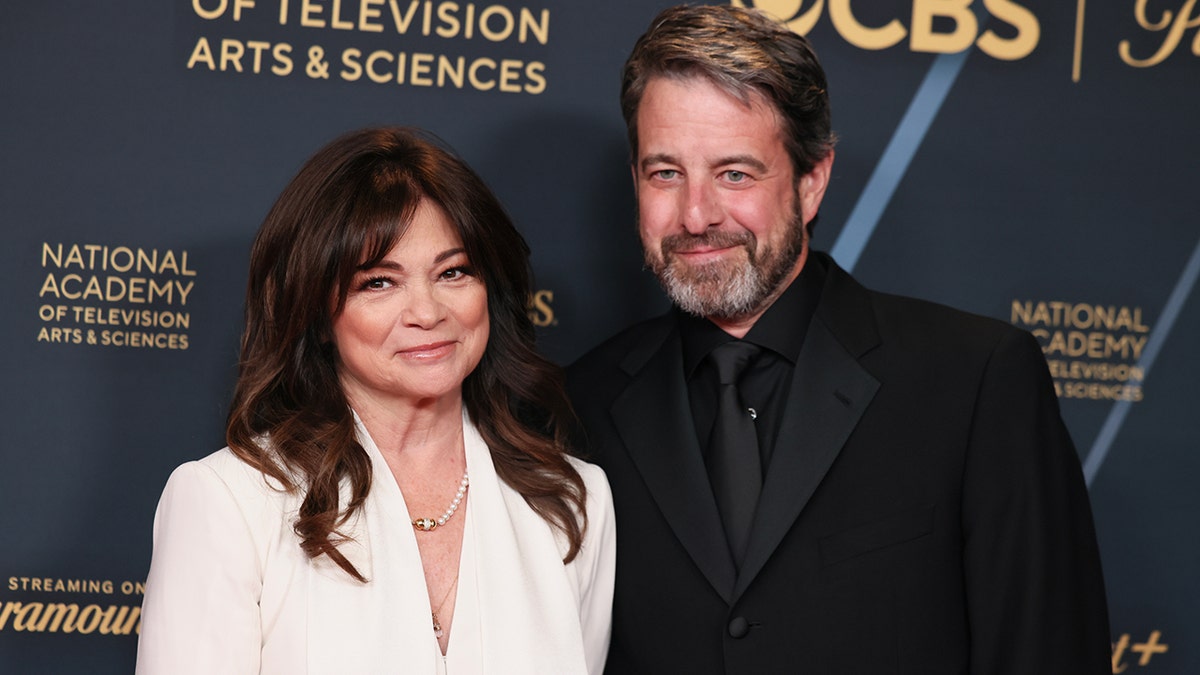 Valerie Bertinelli and Mike Goodnough at the Daytime Emmy Awards in June 2024.