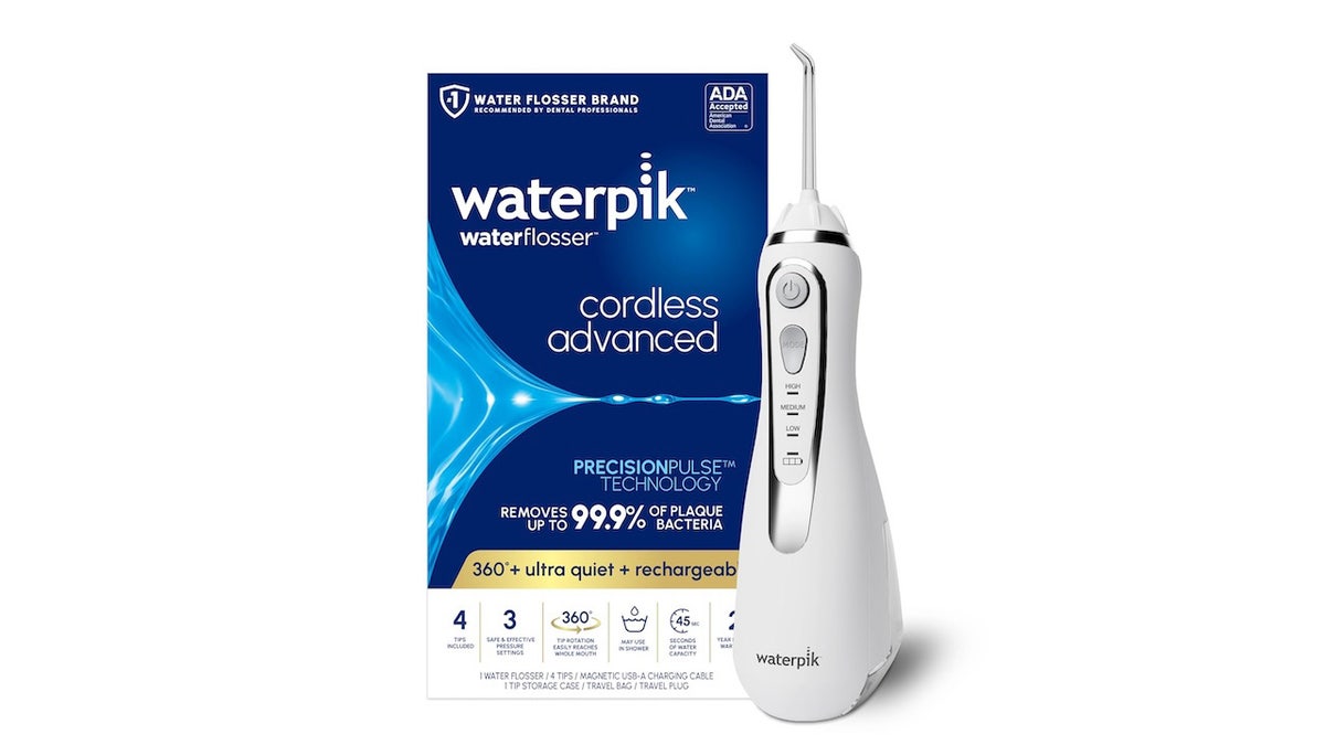 For effortless flossing use this Waterpik.