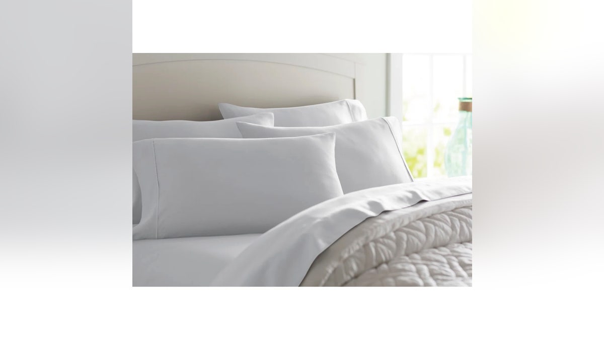 Soft, breathable microfiber sheets at 82% off.