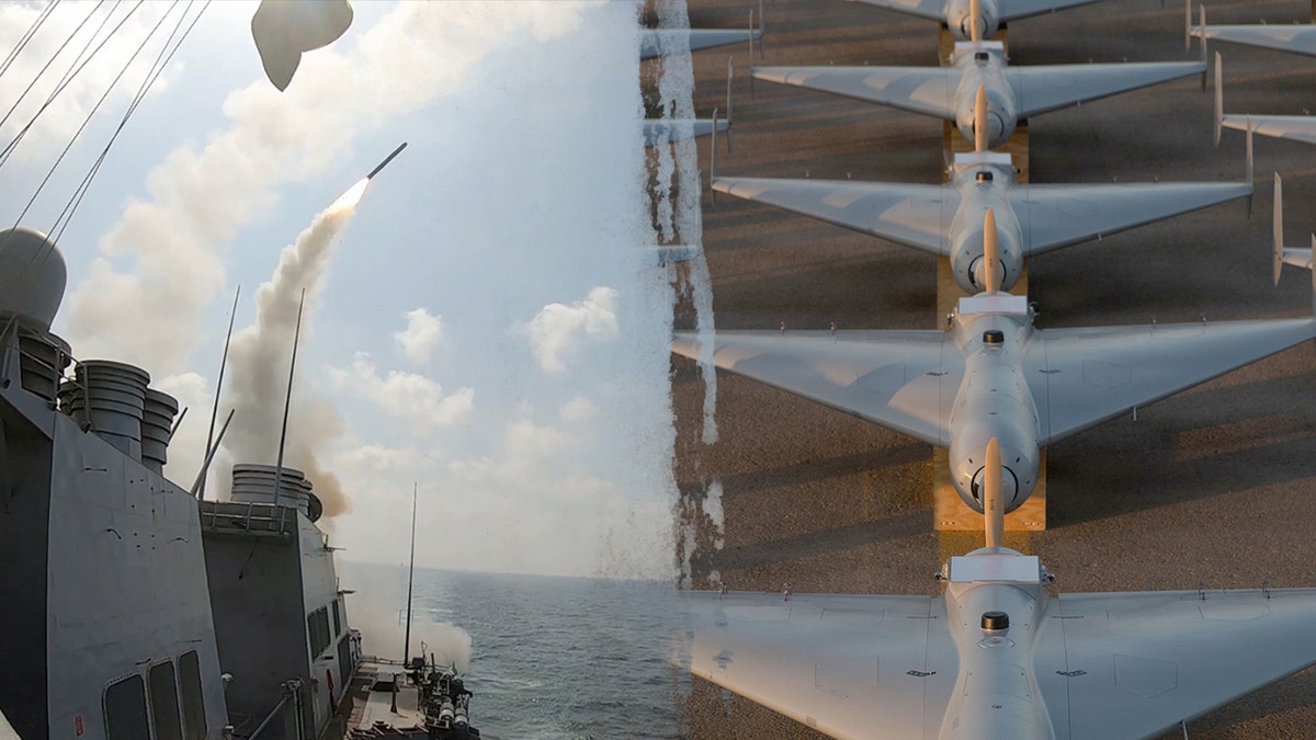 Tomahawk Land Attack Missiles and LUCAS drones