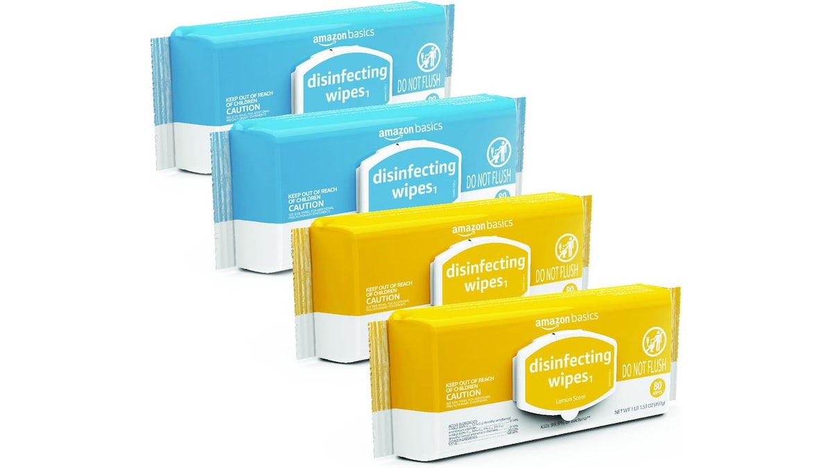 Use these wipes to quickly clean counters, tables and sinks.