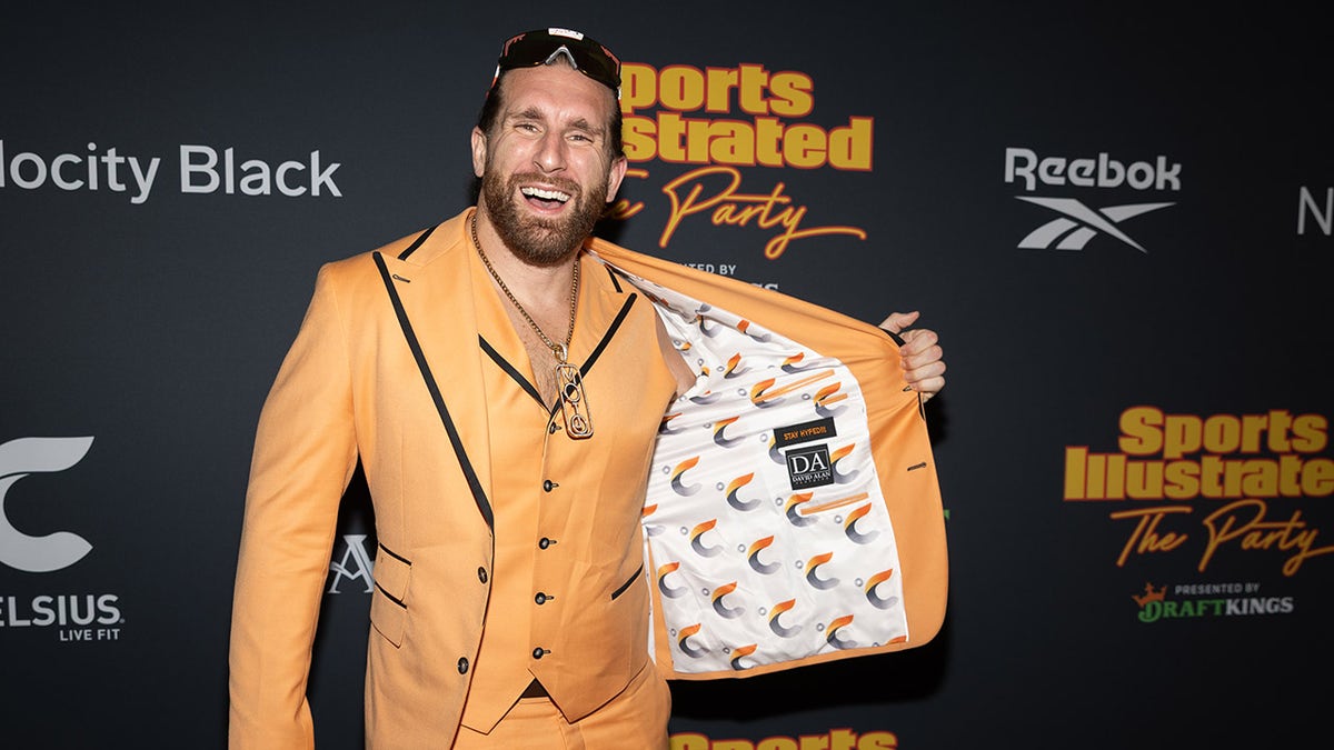Mojo Rawley at a Sports Illustrated party