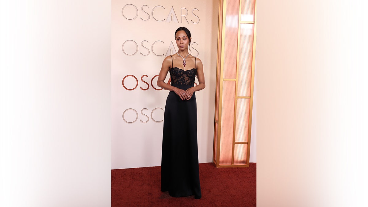 Zoe Saldana at the Oscars