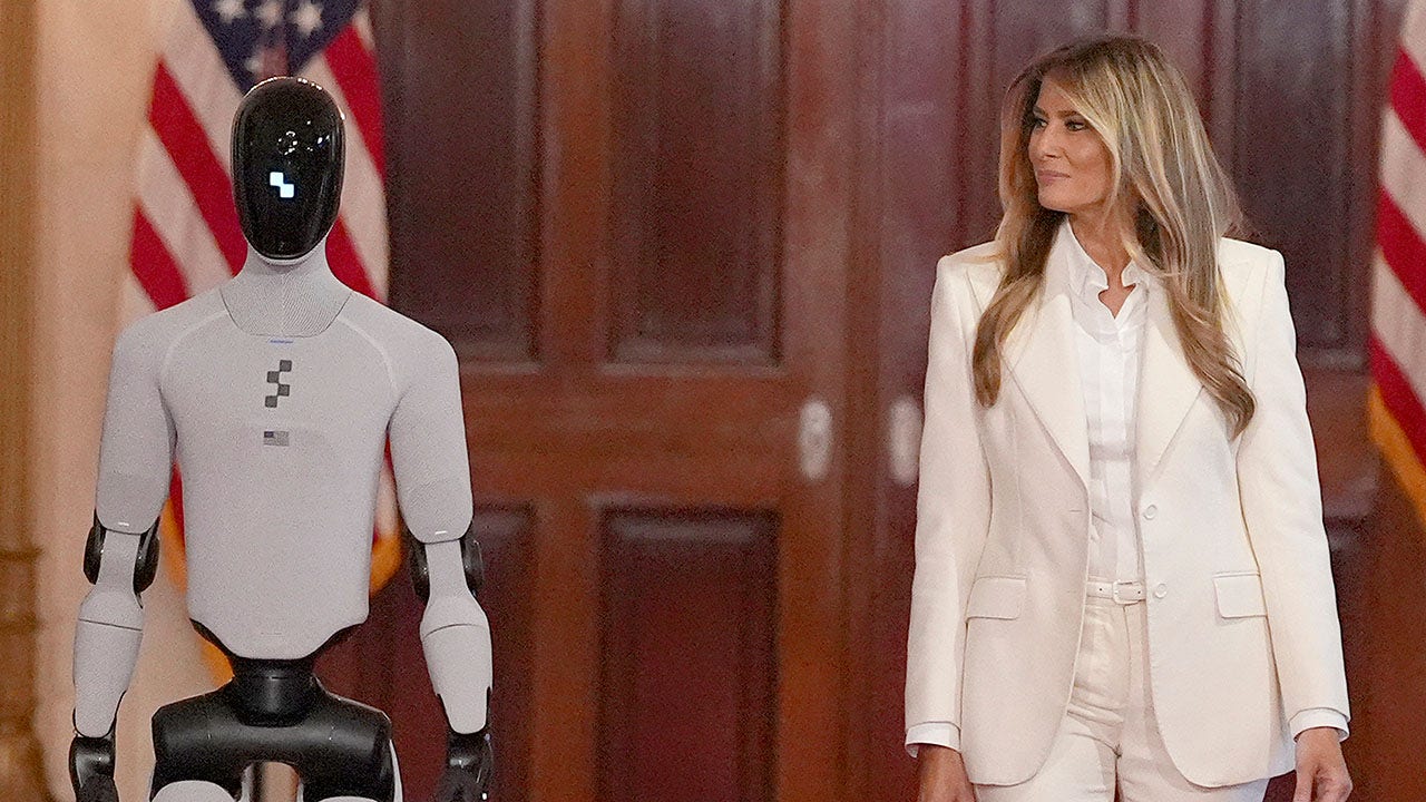 foxnews.com - Louis Casiano - Melania Trump welcomes humanoid robot to White House for historic AI summit