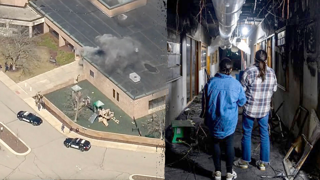 Photos reveal devastation inside Michigan synagogue after attack