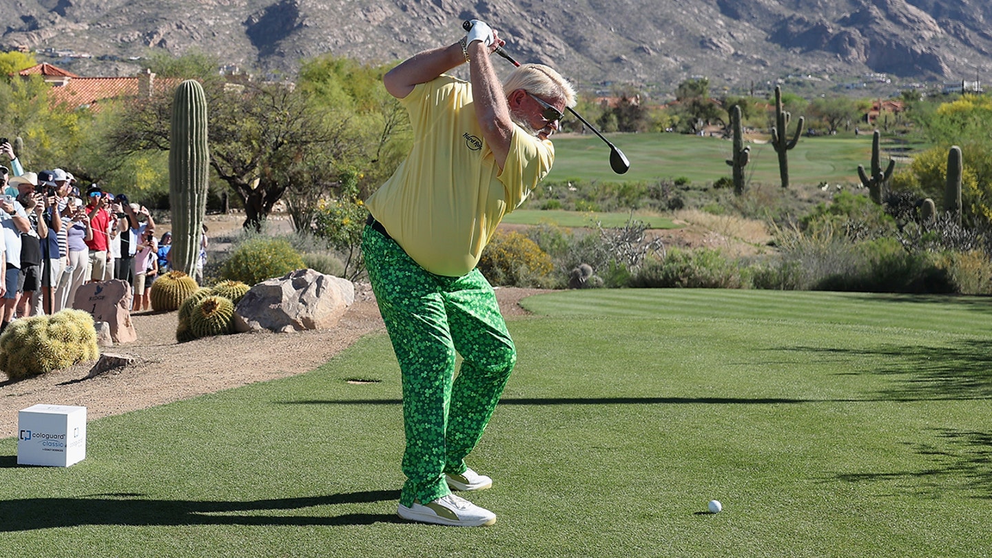 John Daly calls himself a 'jacka--' after falling down desert hill during tournament