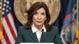 New York Gov. Kathy Hochul at press conference