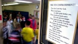 Ten Commandments displayed inside Kentucky high school.