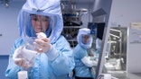 Researcher wearing Stryker Medical gear