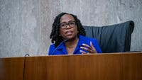 Justice Ketanji Brown Jackson warns of election chaos in a 23-page dissent as the Supreme Court lets Trump's mail-voting executive order proceed.