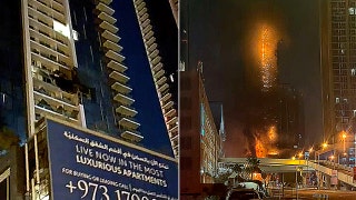 Un estadounidense varado en Baréin relata cómo sobrevivió al ataque iraní contra un edificio de gran altura y pide ayuda.