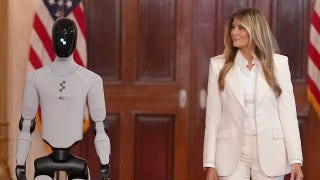 Melania Trump welcomes humanoid robot to White House for historic AI summit
