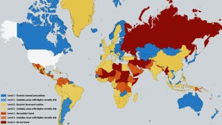 State Department reveals world's most dangerous countries for Americans