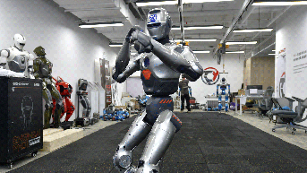 Compact robot keeps dancing after being shoved off balance in wild demo - Fox News