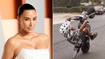 Kim Kardashian sparks criticism after posting son Saint’s ‘dangerous’ bike stunt - Fox News
