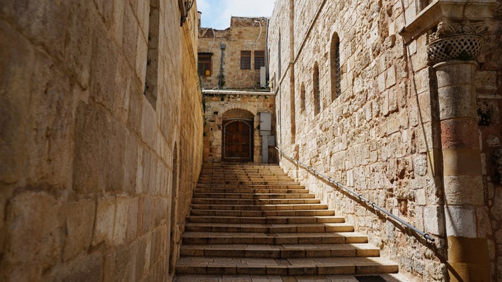 Imagen de archivo de la entrada del Santo Sepulcro; no indica el estado actual de acceso.