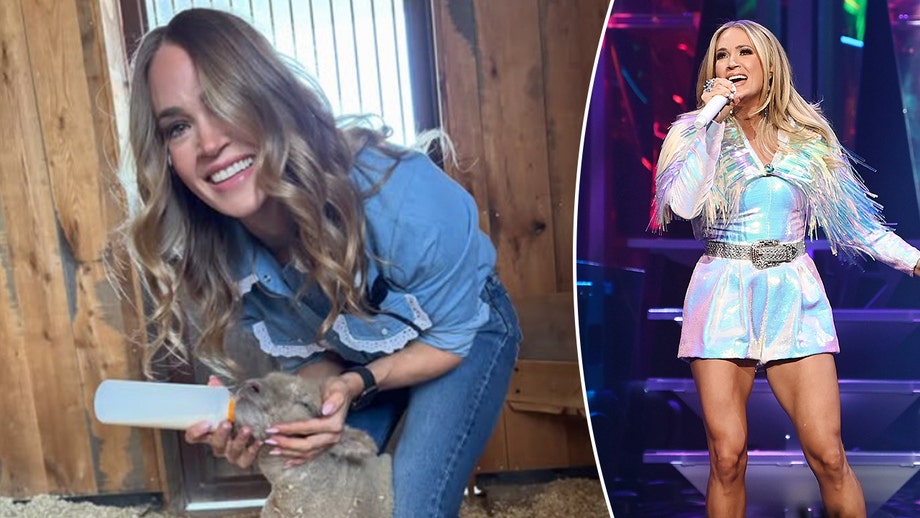 Carrie Underwood shares secret to raising grounded children on Tennessee farm