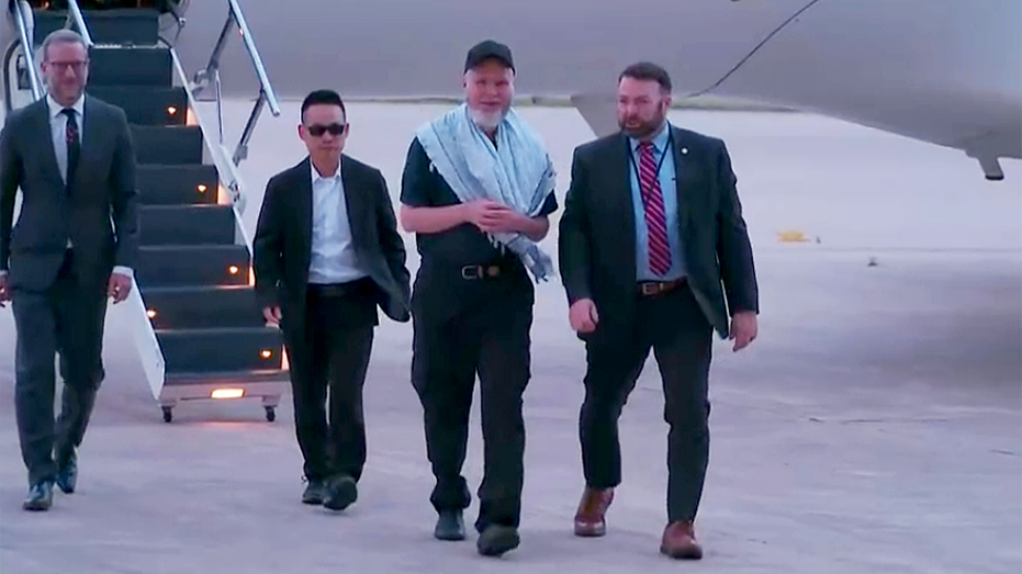 American Dennis Coyle lands in Texas after over a year in Taliban captivity