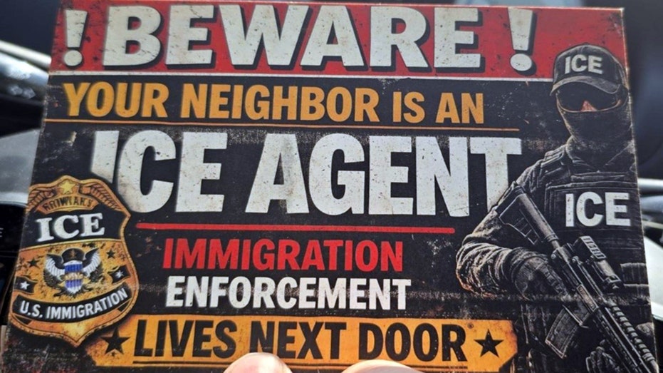 PHOTOS: Anti-ICE agitators doxx agents by sending warning postcards to neighbors