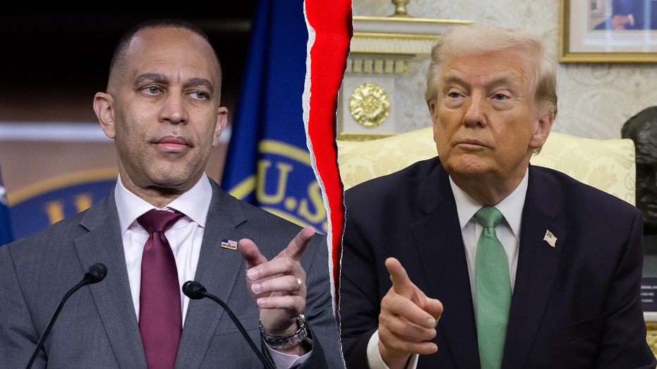 Jeffries tells Trump to keep his 'reckless mouth shut' after president calls Democratic Party 'greatest enemy'