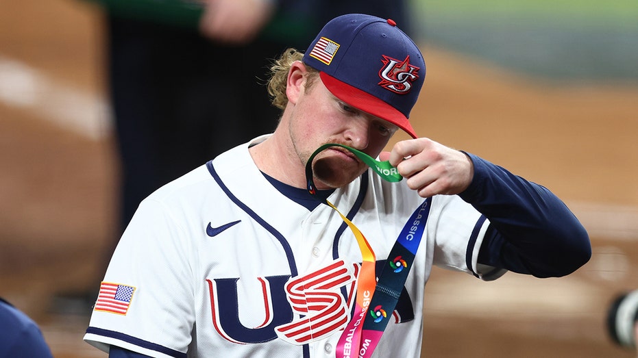 Team USA stars rip silver medals off necks after World Baseball Classic final loss to Venezuela