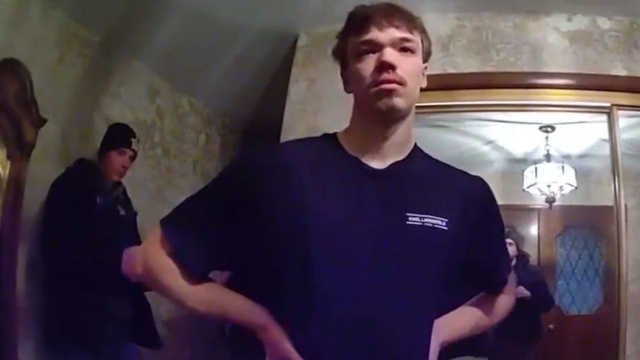 Teen accused of stabbing pregnant woman 70 times tries to nap in back of police cruiser after arrest