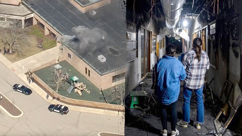 Photos reveal devastation inside Michigan synagogue after attack