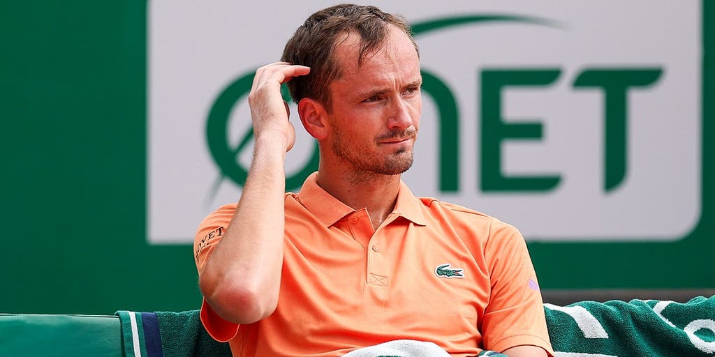 Daniil Medvedev fined after smashing his racket 7 times during shocking  double-bagel loss