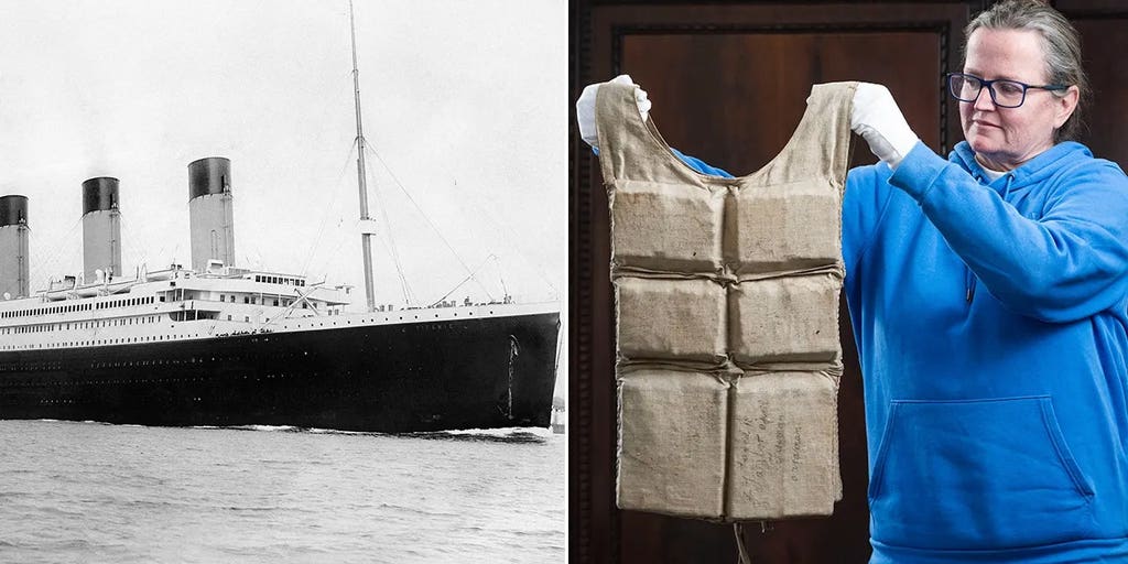 Titanic survivor's life jacket fetches £670,000 at auction