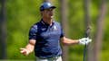 Bryson DeChambeau drills patron with tee shot, can't escape bunker in rough first round of the Masters - Fox News