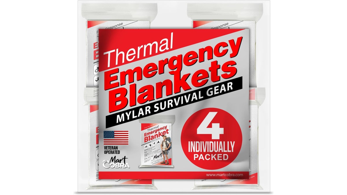 Stay warm during cold-weather emergencies with these blankets. 