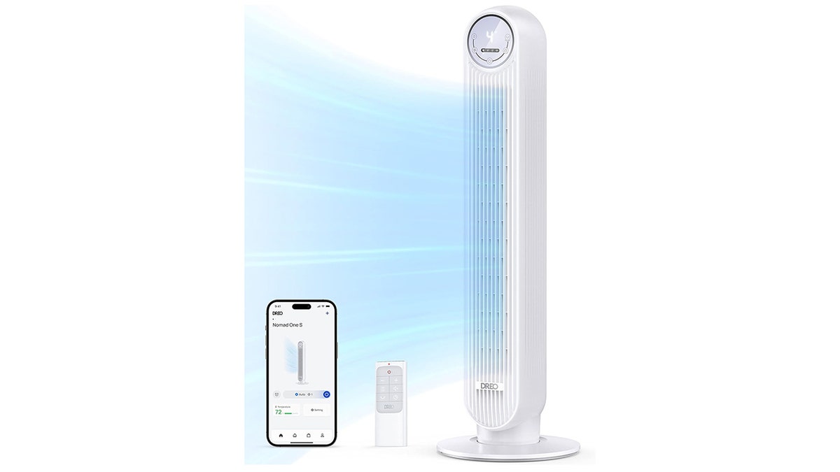 Control this fan via an app.