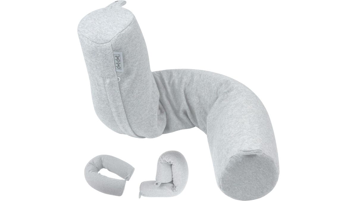 Twist this pillow into the shape that works best for you.