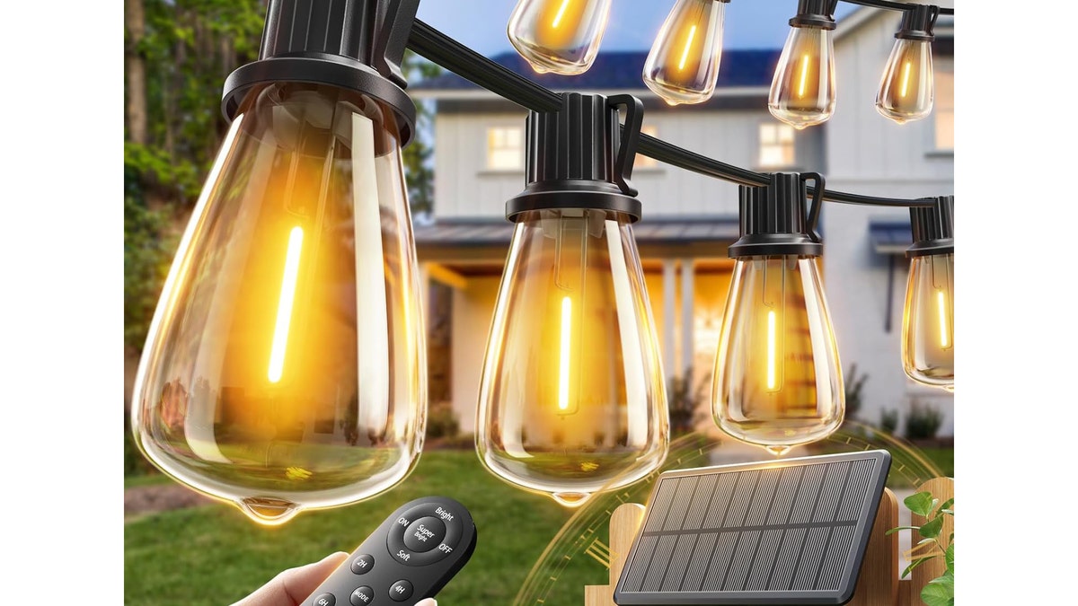 Power these lights with the sun. 