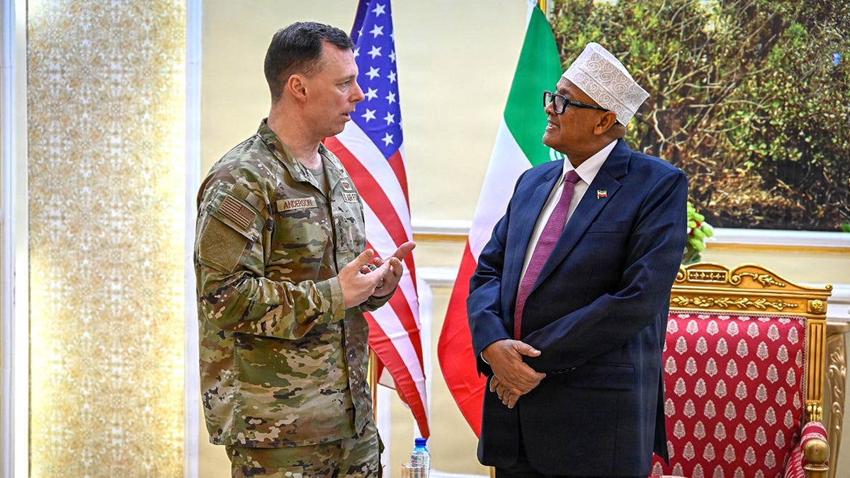 Somaliland president meets Africom general
