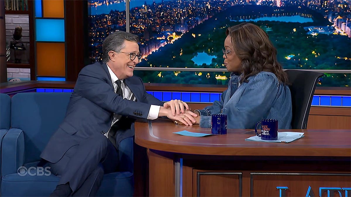 Colbert and Winfrey